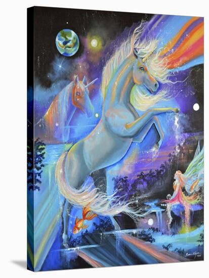 Magical Unicorn-Sue Clyne-Stretched Canvas