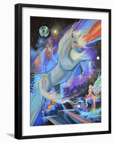 Magical Unicorn-Sue Clyne-Framed Giclee Print