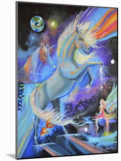 Magical Unicorn-Sue Clyne-Mounted Giclee Print