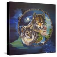 Magical Wolves-Sue Clyne-Stretched Canvas