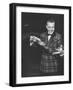 Magician at French Casino Does Sleight of Hand Tricks-Peter Stackpole-Framed Photographic Print