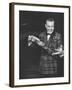 Magician at French Casino Does Sleight of Hand Tricks-Peter Stackpole-Framed Photographic Print