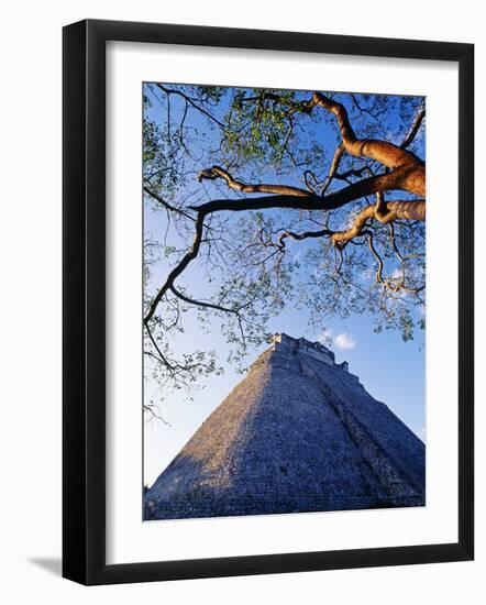 Magician's Pyramid, Uxmal, Yucatan State, Mexico-Paul Harris-Framed Photographic Print