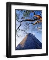 Magician's Pyramid, Uxmal, Yucatan State, Mexico-Paul Harris-Framed Premium Photographic Print