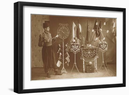 Magician with Props-null-Framed Art Print