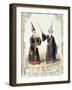 Magicians at the Carnival in Berlin, 1836-null-Framed Giclee Print