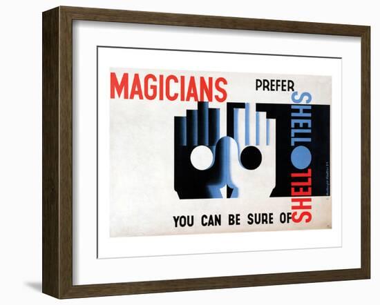 Magicians Prefer Shell-null-Framed Art Print