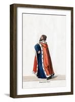 Magistrate, Costume Design for Shakespeare's Play, Henry VIII, 19th Century-null-Framed Giclee Print