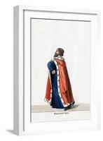 Magistrate, Costume Design for Shakespeare's Play, Henry VIII, 19th Century-null-Framed Giclee Print