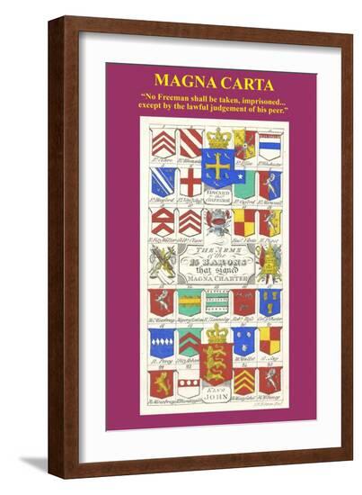 Magna Carta-Hugh Clark-Framed Art Print