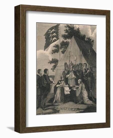 Magna Charter Signed by King John, 1215-null-Framed Giclee Print