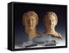Magna Graecia : Female Bust and Male Bust-null-Framed Stretched Canvas