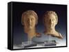 Magna Graecia : Female Bust and Male Bust-null-Framed Stretched Canvas