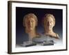 Magna Graecia : Female Bust and Male Bust-null-Framed Photographic Print