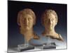 Magna Graecia : Female Bust and Male Bust-null-Mounted Photographic Print
