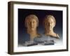 Magna Graecia : Female Bust and Male Bust-null-Framed Photographic Print