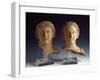 Magna Graecia : Female Bust and Male Bust-null-Framed Photographic Print