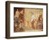 Magnanimity of Scipio, Detail from Glories of Scipio Africanus and Alexander the Great, 1743-Giambattista Tiepolo-Framed Giclee Print