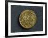 Magnentius Gold Medallion Depicting Emperor Receiving Homage from Republic Bowed before Him-null-Framed Giclee Print