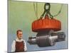 Magnet that lifts 46 tons, 1938-Unknown-Mounted Giclee Print