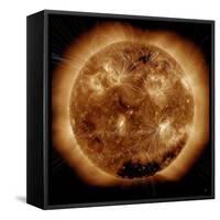 Magnetic Field Lines on the Sun-Stocktrek Images-Framed Stretched Canvas