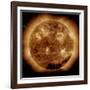 Magnetic Field Lines on the Sun-Stocktrek Images-Framed Photographic Print