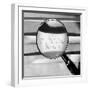Magnetic Tape Seen Through a Magnifying Glass-null-Framed Giclee Print