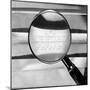 Magnetic Tape Seen Through a Magnifying Glass-null-Mounted Giclee Print