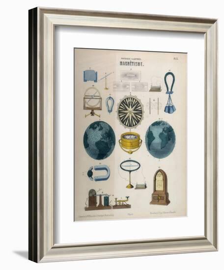 Magnetism, C1850-null-Framed Giclee Print