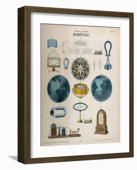 Magnetism, C1850-null-Framed Giclee Print