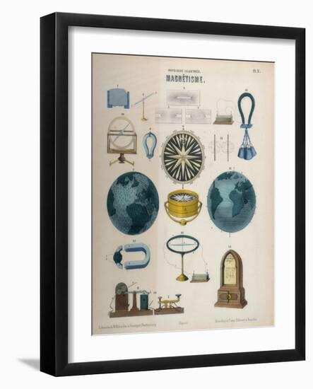 Magnetism, C1850-null-Framed Giclee Print