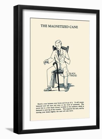 Magnetized Cane-null-Framed Art Print