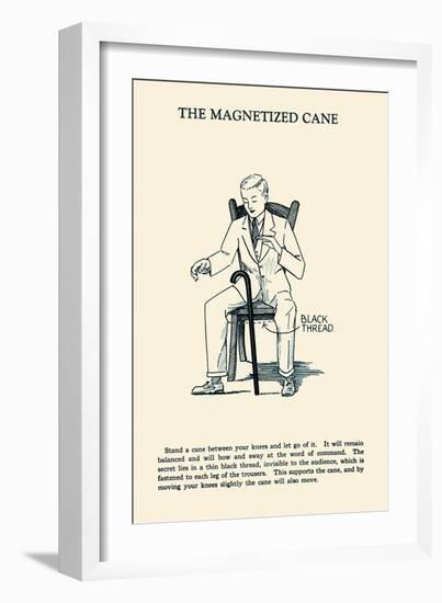 Magnetized Cane-null-Framed Art Print