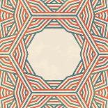 Triangles Pattern-Magnia-Art Print