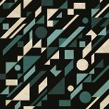 Triangles Pattern-Magnia-Framed Art Print