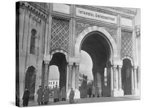 Magnificent Arches to the Entrance of the University of Istanbul-Margaret Bourke-White-Stretched Canvas