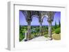 Magnificent grounds of the Taman Ujung, once the home of a King-Greg Johnston-Framed Photographic Print