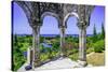 Magnificent grounds of the Taman Ujung, once the home of a King-Greg Johnston-Stretched Canvas