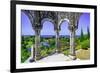 Magnificent grounds of the Taman Ujung, once the home of a King-Greg Johnston-Framed Photographic Print