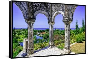 Magnificent grounds of the Taman Ujung, once the home of a King-Greg Johnston-Framed Stretched Canvas