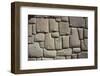 Magnificent Inca Wall, Cuzco, UNESCO World Heritage Site, Peru, South America-Peter Groenendijk-Framed Photographic Print