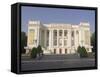 Magnificent Opera, Dushanbe, Tajikistan, Central Asia-Michael Runkel-Framed Stretched Canvas