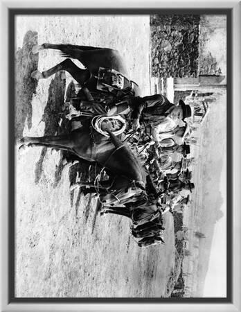 Magnificent Seven Cowboy's Riding Horse in Group Picture' Photo - Movie  Star News | AllPosters.com