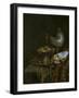 Magnificent Still Life With Holbein Bowl, Nautilus And Glass Cup And Fruit Bowl, 1678-Willem Kalf-Framed Giclee Print