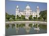 Magnificent Victoria Memorial Building with its White Marble Domes Was Built to Commemorate Queen V-Nigel Pavitt-Mounted Photographic Print