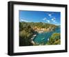 Magnificent View of Portofino, the Village and the Marina. Liguria, Italy-StevanZZ-Framed Photographic Print
