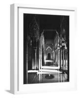 Magnificently Decorated Columns and Arches in an Arcade at the Alhambra Palace-David Lees-Framed Photographic Print