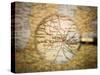 Magnifying Glass In Front Of A Detroit Map-gemenacom-Stretched Canvas