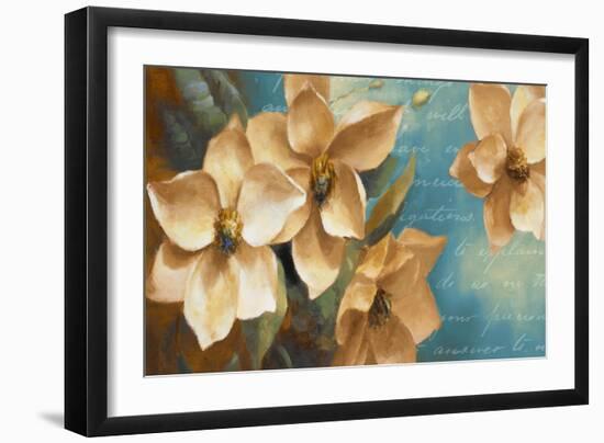 Magnolia Aglow II-Lanie Loreth-Framed Art Print