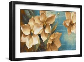 Magnolia Aglow II-Lanie Loreth-Framed Art Print